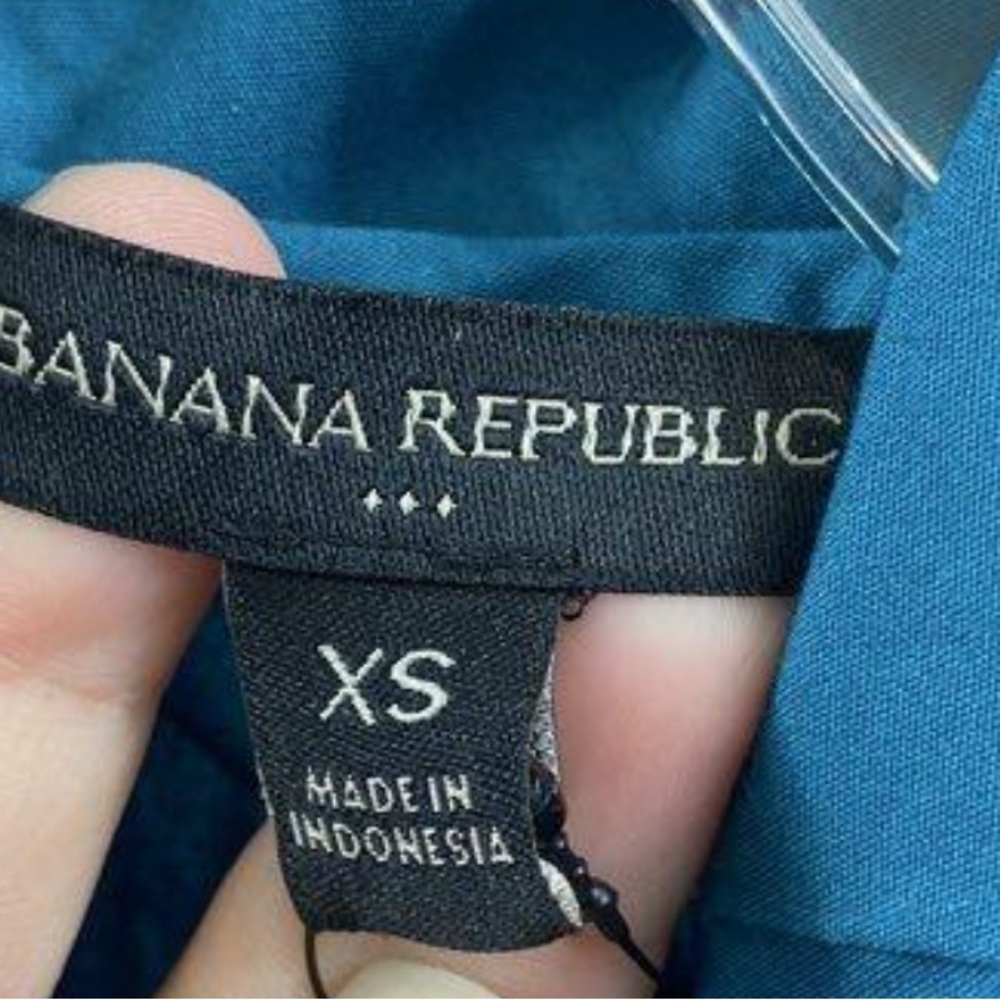 NWT Banana Republic High-Neck Pleated Swing Dress - Picture 4 of 6